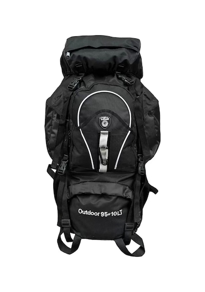 Cakard Siyah Unisex Dağcı Sırt Kamp Çantası 95+10 Lt Siyah