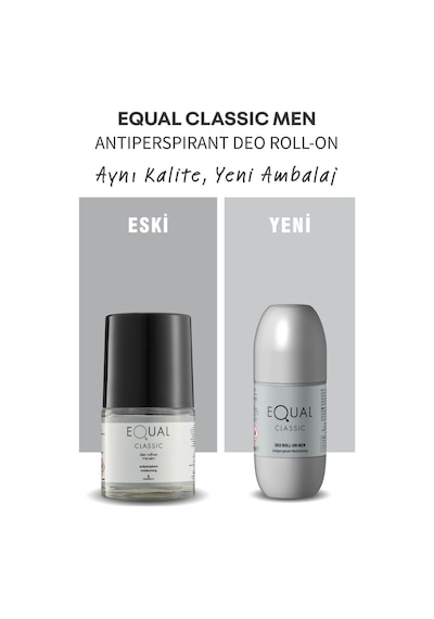 Equal Classic Erkek Roll-On Deodorant 5 x 50 ML