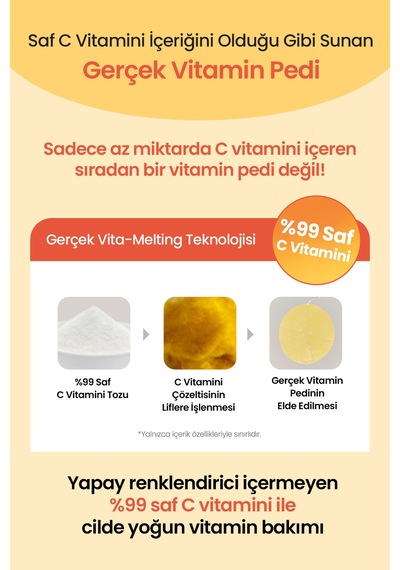 Leke Karşıtı, Aydınlatıcı Cilt Bakım Pedi Telse Red Orange Niacinamide Blemish Pad 70 Pads