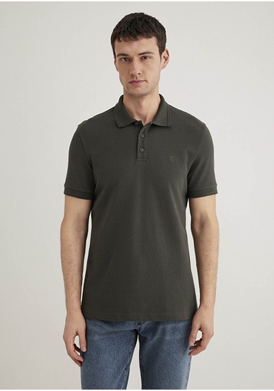 Mavi Koyu Yeşil Erkek T-shirt M064946-71587 Koyu Yeşil