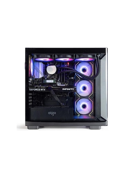 Aıgo Ds900g Siyah 750w 80+ Bronze Argb Mid Tower Kasa