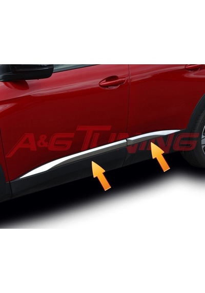 Peugeot 3008 Krom Kapı Çıtası 2016-2023