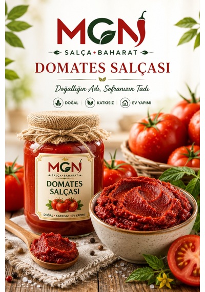 Ev Yapımı Güneş Kurusu Domates Salçası 670 Gr.