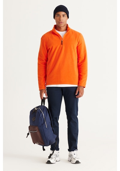 AC&Co / Altınyıldız Classics Anti-Pilling Tüylenme Yapmayan Bato Yaka Erkek Polar Sweatshirt 4A5221100016TRNXXL Turuncu AC&Co / Altınyıldız Classics Anti-Pilling Tüylenme Yapmayan Bato Yaka Erkek Polar Sweatshirt 4A5221100016TRNXXL Turuncu