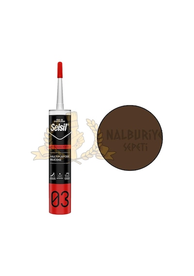 Selsil Genel Amaçlı Silikon KAHVERENGİ 322 gr.