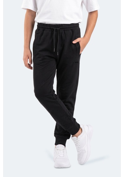 Slazenger Peggy Unisex Siyah Eşofman Altı