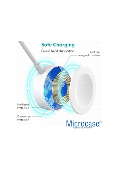 Microcase Apple Uyumlu  Watch Için Type-C Manyetik Şarj Cihazı 1M -Al2720