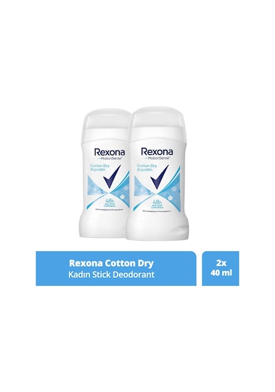 Rexona Cotton Dry 48H Kadın Stick Deodorant 2 x 40 ML