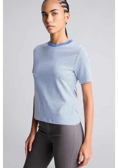 Defacto Standart Fit Bisiklet Yaka Çizgili Kısa Kollu Tişört I3202ax26aube364 Mavi-be364 Defacto Standart Fit Bisiklet Yaka Çizgili Kısa Kollu Tişört I3202ax26aube364 Mavi-be364
