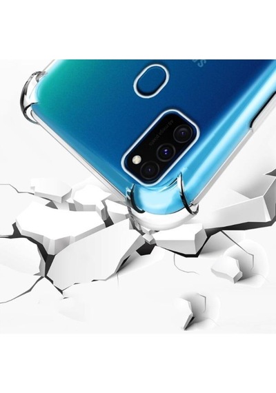 Galaxy M30S Köseleri Airbagli Anti Sok Seffaf Zirh Kilif 399034734