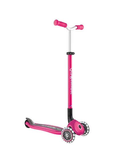 Globber Master Işıklı Katlanabilir Scooter - Fuşya Fuşya