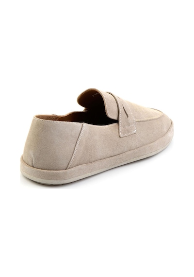 Bambi Bej Leather Erkek Loafer Ayakkabı E01589240102 Bej