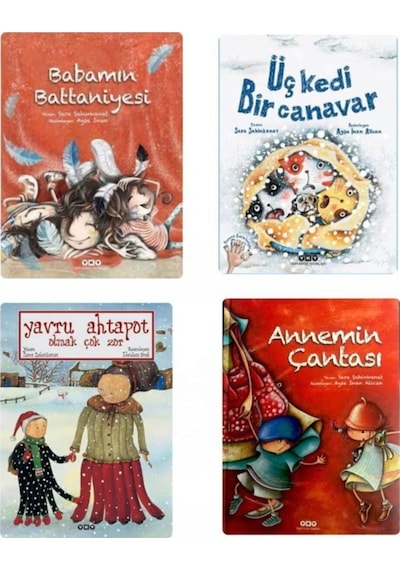 Babamın Battaniyesi + Üç Kedi Bir Canavar + Yavru Ahtapot Olmak Çok Zor + Annemin Çantası
