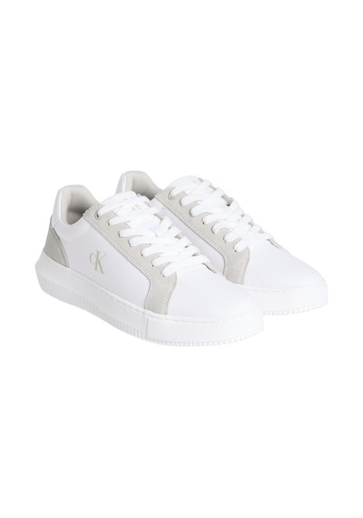 Calvin Klein Jeans Erkek Chunky Cupsole Mg Canvas Ayakkabı Ym0ym0121902s Beyaz