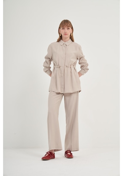 FTZ Women Ftz Pantolonlu Takım Taş 31031 Taş
