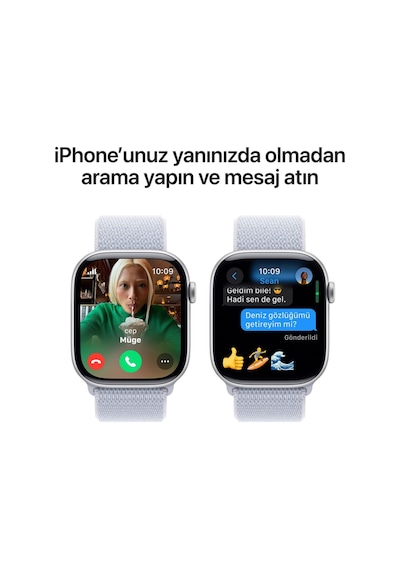 Apple Watch Series 10 GPS 42 MM Alüminyum Kasa Spor Loop Akıllı Saat (Apple Türkiye Garantili)