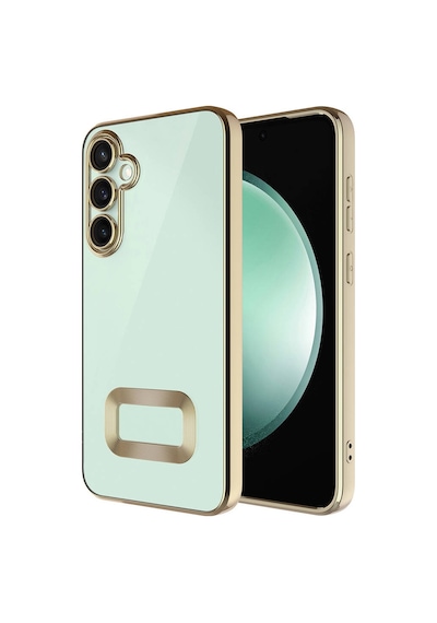Kilifone - Samsung Uyumlu Galaxy A35 - Kılıf Kamera Korumalı Tatlı Sert Omega Kapak - Gold