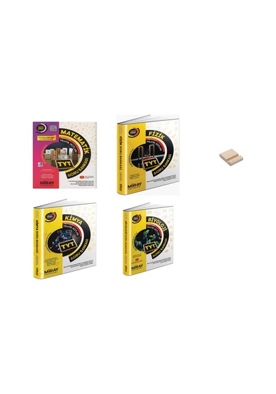 Miray Tyt Matematik Fizik Kimya Ve Biyoloji Soru Bankası 4lü Set + Telefon Standı
