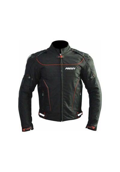 Motoanl Motosiklet Montu Reflektörlü 4mevsim Maxdura Kumaş Hörgüçlü Mont Siyah