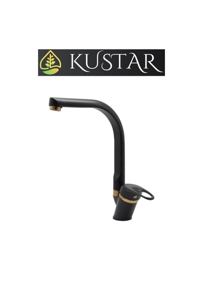 Kustar Tyal Gold Siyah Mutfak Evye Bataryası