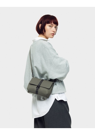 Gaston Luga Spläsh Crossbody Bag - Olive Yeşil