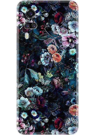 Vivo Y51 Kilif Desenli Silikon Great Flowers 511808276