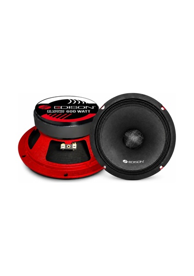 Edison Ed-v80pro 8" 20 Cm Karbon Göbek Midrange Hoparlör 250w Rms 100db 1.5" Voice Coil 4 Ohm