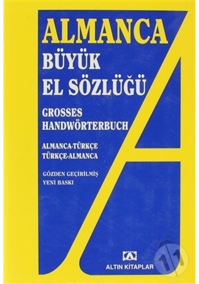 Altın Yayınları Almanca Büyük El Sözlüğü Almanca Türkçe Türkçe