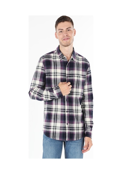Colin's Colins Slim Fit Shirt Neck Ekoseli Erkek Mor Uzun Kol Gömlek Cl1061370 Q1.v2 Prp Mor Colin's Colins Slim Fit Shirt Neck Ekoseli Erkek Mor Uzun Kol Gömlek Cl1061370 Q1.v2 Prp Mor