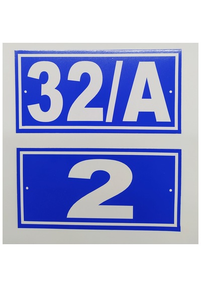 Kapı Numarası 10X20 Cm, Bina, Apartman, Işyeri Numarası (477174070)