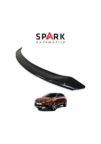Peugeot 3008 2017 Yılı Ve Sonrası Ön Kaput Rüzgarlık 3mm Siyah