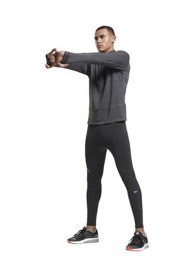 Reebok Fk6478 Re Quarter Zip Yarı Fermuarlı Erkek Sweatshirt Füme Füme