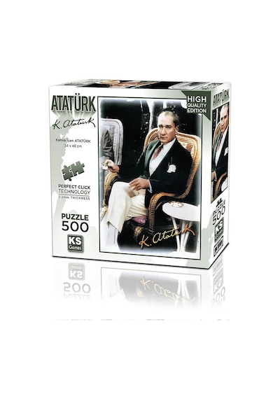 20060 Kahve İçen Atatürk 500 Parça Puzzle -ks Puzzle Standart