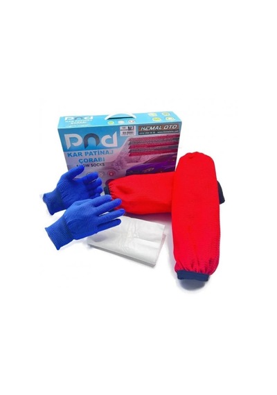 Pnd Kar Çorabı Kırmızı Renk 2X-Large Beden