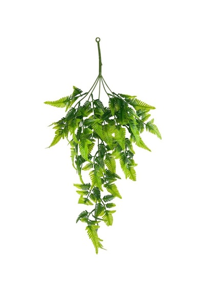 Yapay Çiçek Sarkan Boston Fern 60cm 5Dallı ty124 Yapay Sarmaşık Yeşil