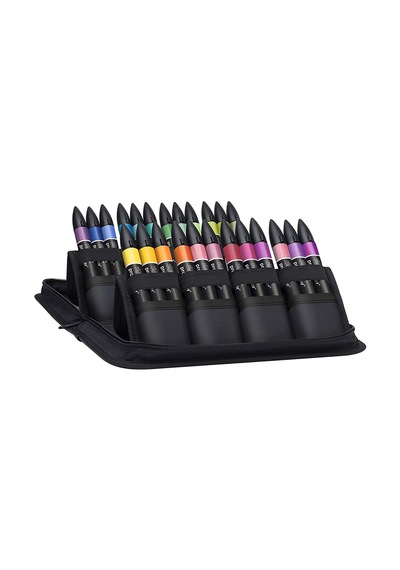 Winsor & Newton Promarker Wallet Student Designer Keçeli Çift Uçl