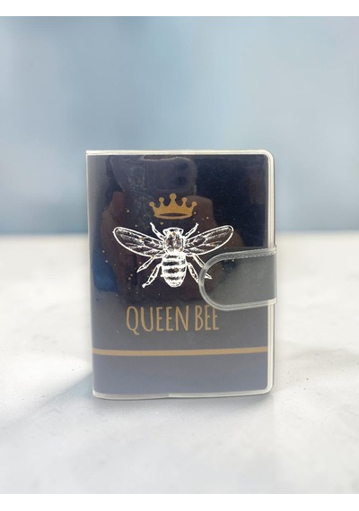 Queen Bee A7 Not Defteri , Çıt Çıtlı Cep Defteri - Siyah