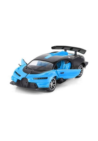 Galtoys 1:12 F/f Şarjlı Kapısı Açılan Mavi Bug. Coupe H338-18-b