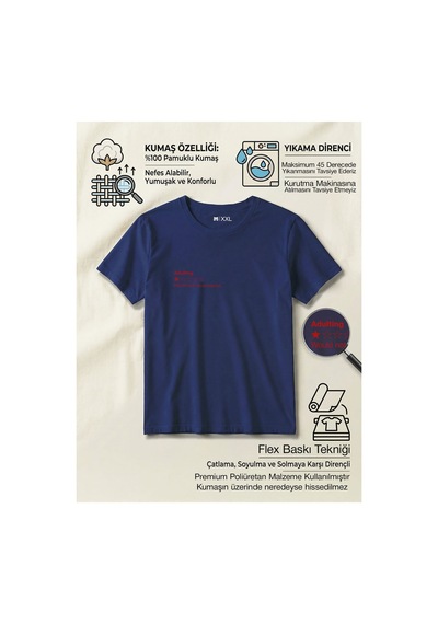 North Whiskers Adulting One Star Review Yazılı Baskılı Lacivert Unisex %100 Pamuk T-shirt Lacivert - 875724089 Lacivert - 875724089 Lacivert