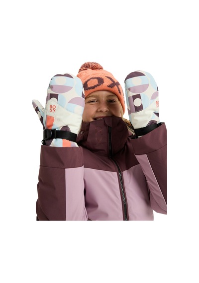 Roxy Roxy Jetty Mitt Kız Çocuk Pembe Eldiven Wcf1