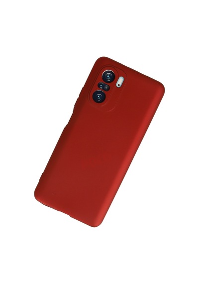 Xiaomi Poco F3 Uyumlu Kılıf First Silikon - Kırmızı