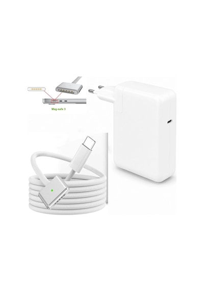 Apple Uyumlu Macbook Pro 14 İnç M5 Pro 140w Usb-c Magsafe 3 Adaptör Şarj Cihazı
