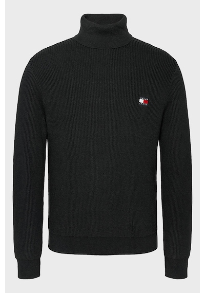Tommy Jeans Erkek Kazak Dm0dm19434 Bds Siyah Siyah