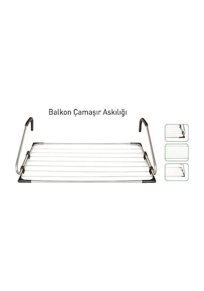 100 Cm Balkon Petek Üstü Çamaşır Kurutma Askılığı