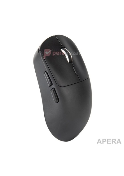 Kablosuz Bluetooth Ve Usb Alıcılı Gaming Mouse Sessiz Tık Type-c Şarjlı 6400 Dpı 3 Modlu Bilgisayar Laptop Oyuncu Faresi Cn10 Siyah