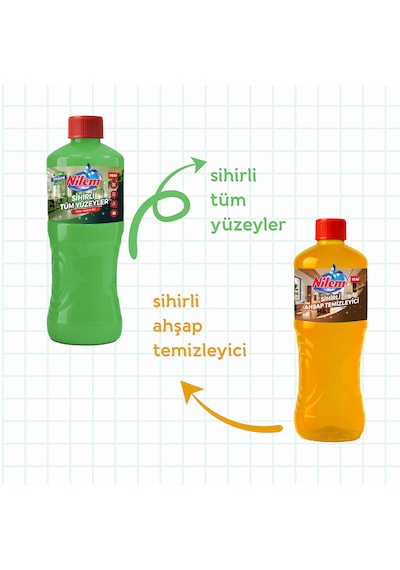Nilem Sihirli Güç Birliği Tüm Ev Temizlik Paketi 6'lı Set