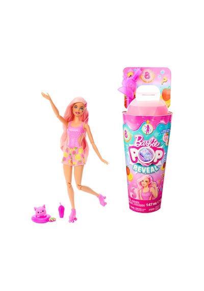 Barbie Pop Reveal Meyve Serisi - Çilekli Limonata HNW41