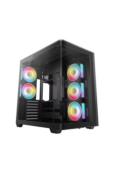 Deepcool Cg590u-5f Atx Akvaryum Cam Panel Argb 5 Fanlı Siyah