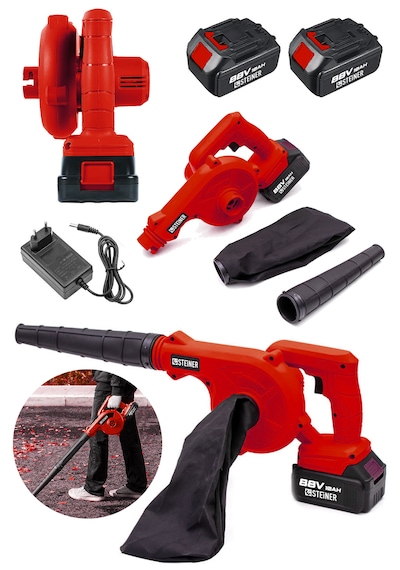 Steiner ST-88V Akülü Hava Körüğü Yaprak Üfleme Makinesi Kırmızı