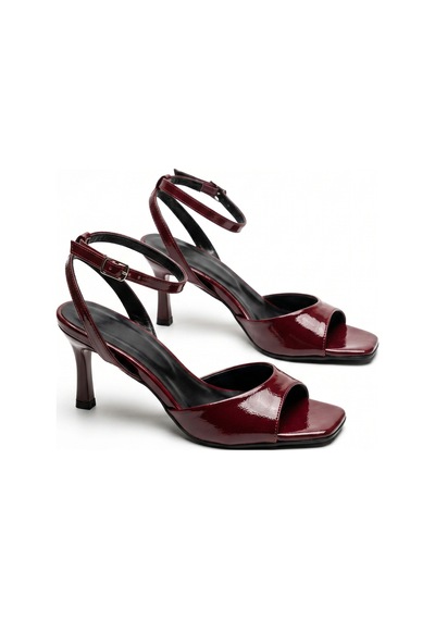 Giamgia Store Kadın Bordo Bilekten Bağlamalı Küt Burun İnce Topuklu Stiletto Abiye Ayakkabı-2344 Giamgia Store Kadın Bordo Bilekten Bağlamalı Küt Burun İnce Topuklu Stiletto Abiye Ayakkabı-2344